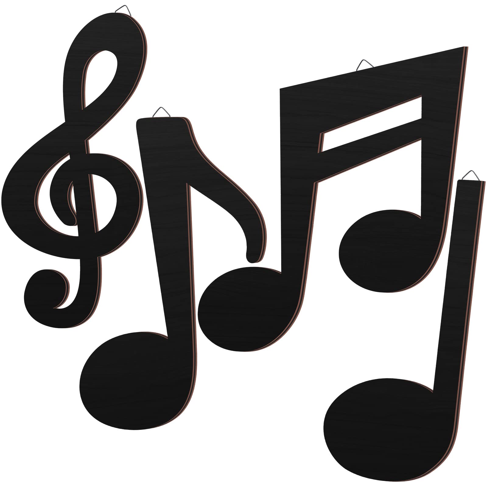 ヴィンテージ 音符 ベスト Amazon.co.jp: ト音記号4点 壁装飾 音符 壁アート 音符 壁 音符